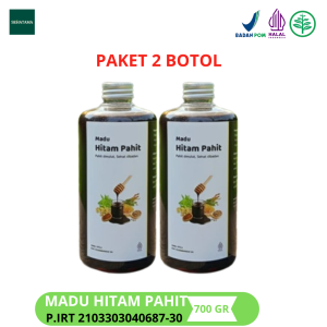 Paket 2 Botol Madu Hitam Pahit