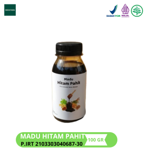 Madu Hitam Pahit Insulin Nutripati Propolis Pasak Bumi Kapulaga 100gr